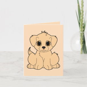 Carte Félicitations pour votre nouveau Golden Retriever