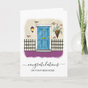 Carte félicitations pour votre nouvel agent immobilier