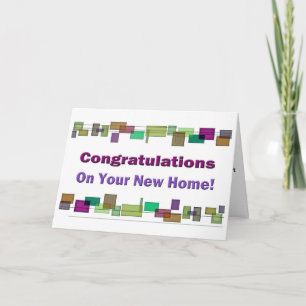 Carte Félicitations Pour Votre Nouvelle Maison !