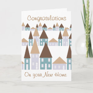 Carte Félicitations pour votre nouvelle maison