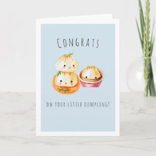Carte Félicitations pour votre petite boulette Nouveau