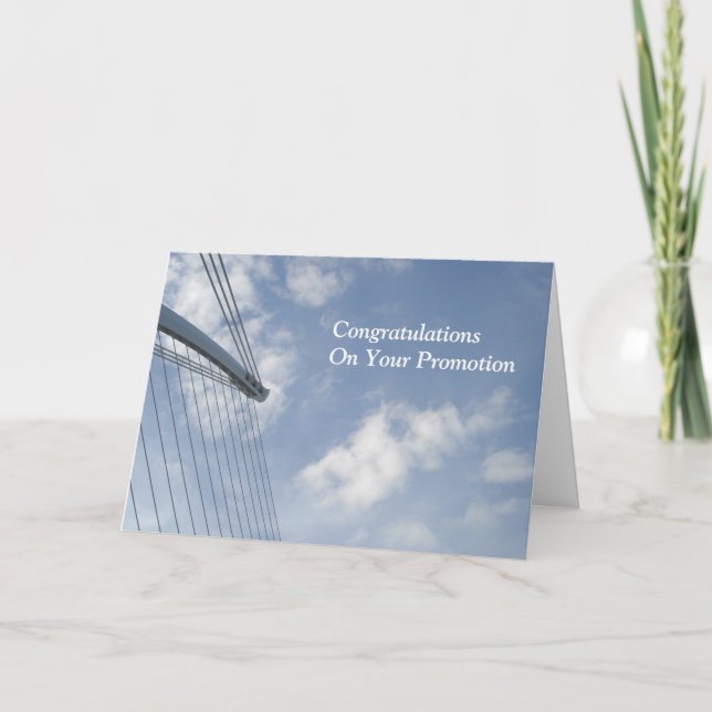 Carte Félicitations Pour Votre Promotion (Devant)