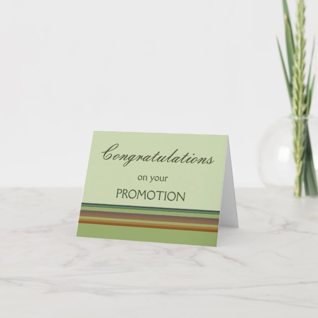 Carte Félicitations pour votre promotion (Devant)