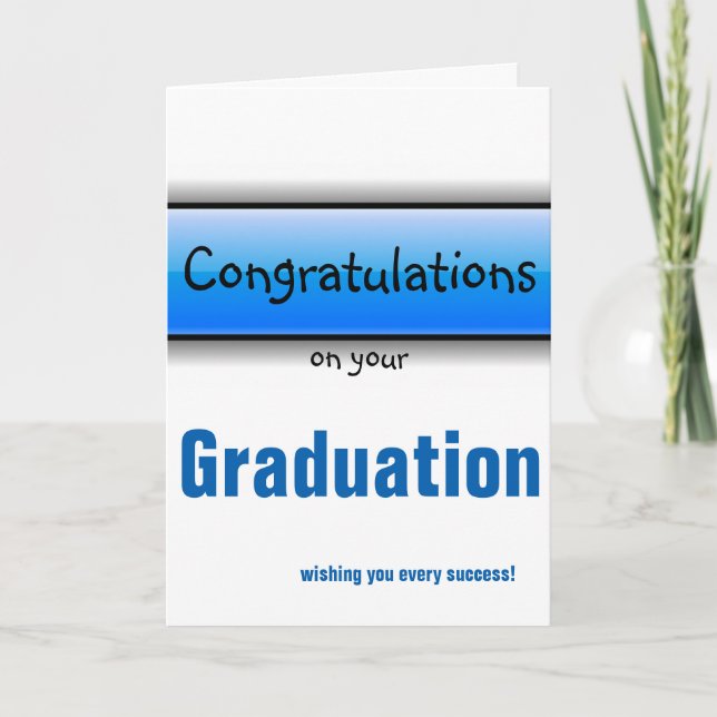 Carte Félicitations pour votre remise de diplômes qui vo (Devant)
