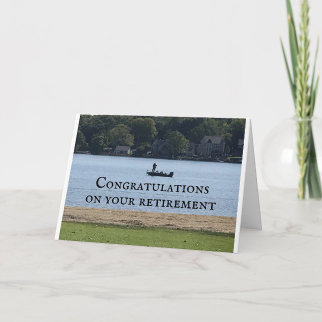 CARTE FÉLICITATIONS POUR VOTRE **RETRAITE** (Devant)