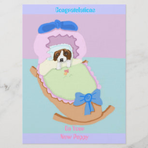 Carte Félicitations, Saint Bernard