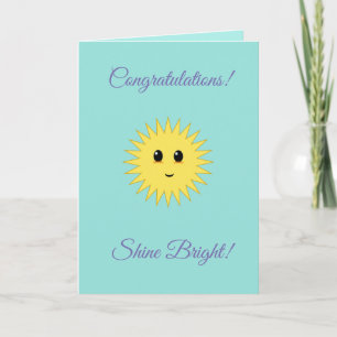 Carte Félicitations Shine Bright