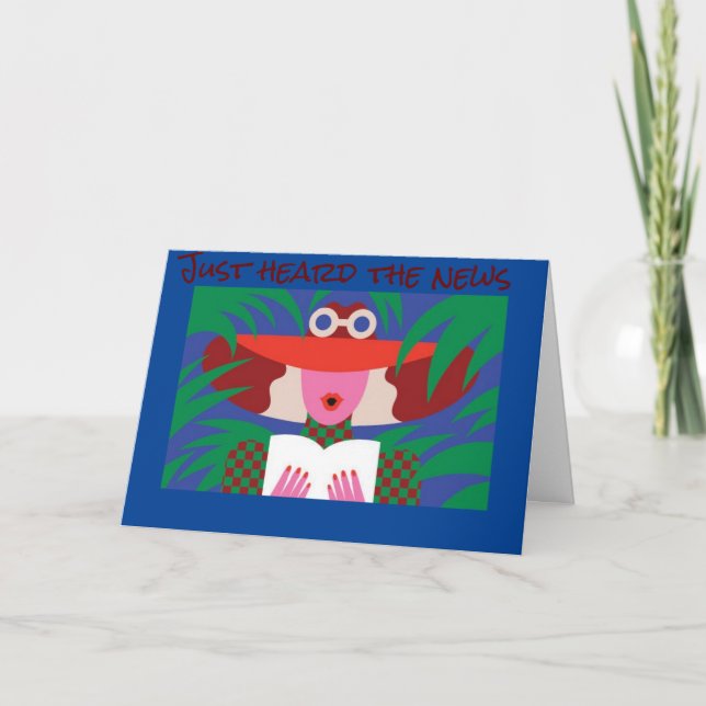 CARTE ***FÉLICITATIONS** SI HEUREUX POUR VOUS (Devant)