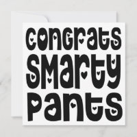 Félicitations Smarty Pantalons Texte Coeurs Grad E