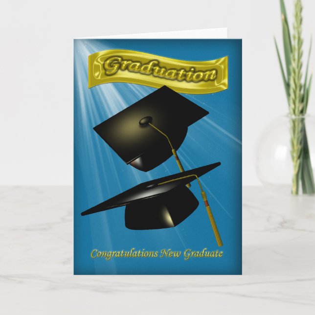 Carte félicitations sur l'obtention du diplôme que vous (Devant)