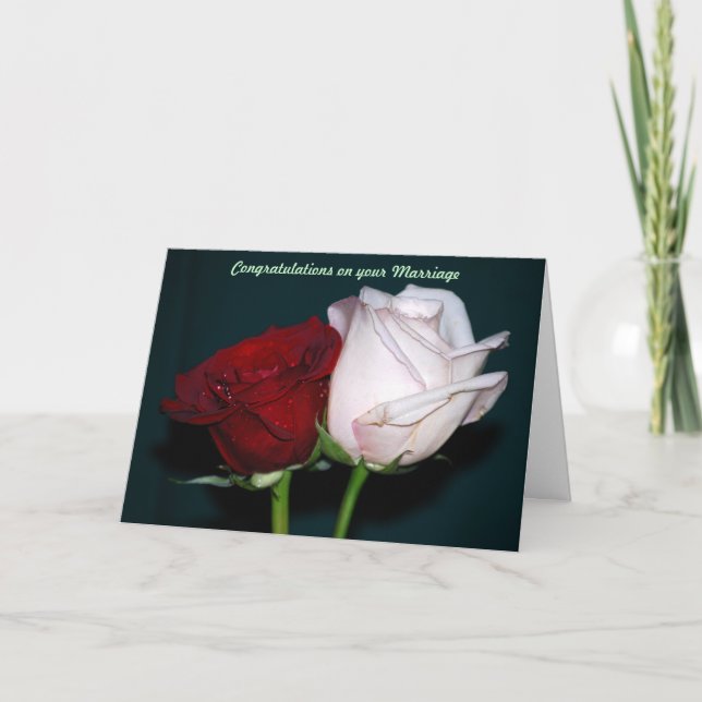 Carte Félicitations sur votre mariage (Devant)