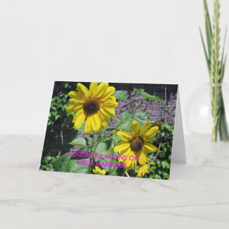 CARTE FÉLICITATIONS SUR VOTRE MARIAGE