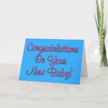 Félicitations sur votre nouveau bébé de nouveau