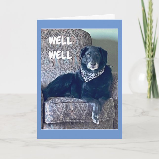 CARTE FÉLICITATIONS SUR **VOTRE NOUVEAU PUPPY** (Devant)