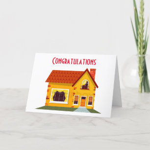 CARTE "FÉLICITATIONS" SUR VOTRE "NOUVELLE MAISON"