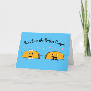 Carte Félicitations Taco Mariage Card