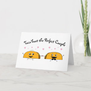 Carte Félicitations Taco Mariage Card