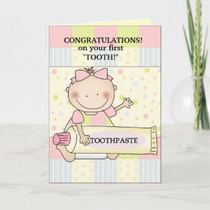 Carte Félicitations timbre bébé