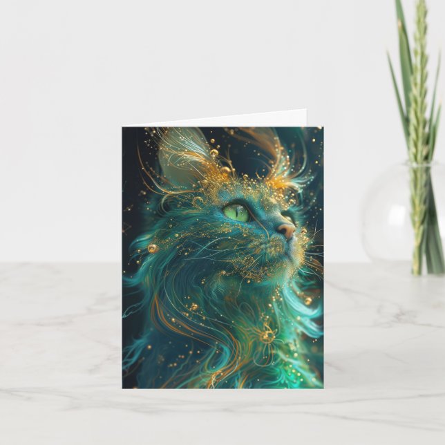 Carte Feline mystique (Devant)