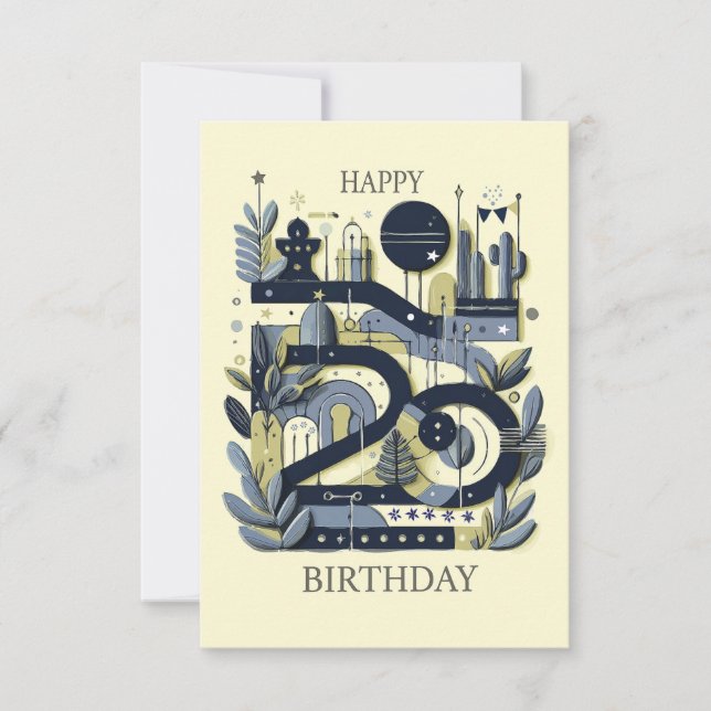 Carte  ¡Feliz 20 cumpleaños! (Devant)