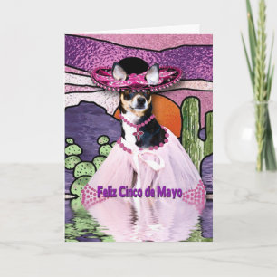 Carte FELIZ CINCO DE MAYO - Chihuahua in a Sombrero