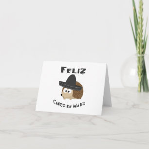 Carte Feliz Cinco De Mayo - hérisson