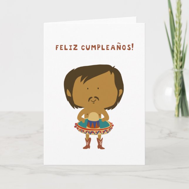 Carte Feliz Cumpleanos ! (Devant)