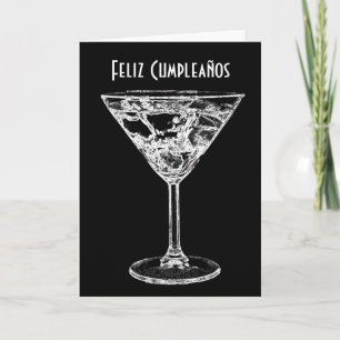 Carte Feliz Cumpleaños / Joyeux anniversaire Espagnol La