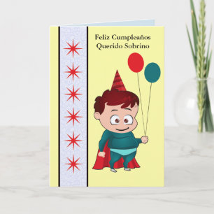 Carte Feliz Cumpleaños Querido Sobrino