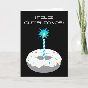 Carte feliz cumpleanos rosquilla