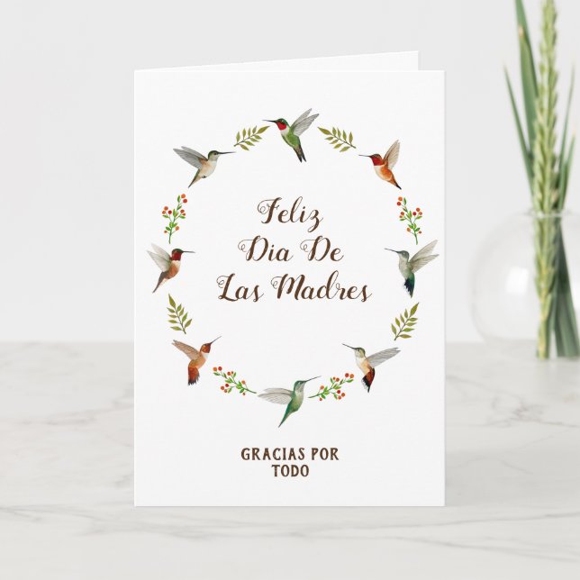 Carte Feliz Dia De Las Madres (Devant)