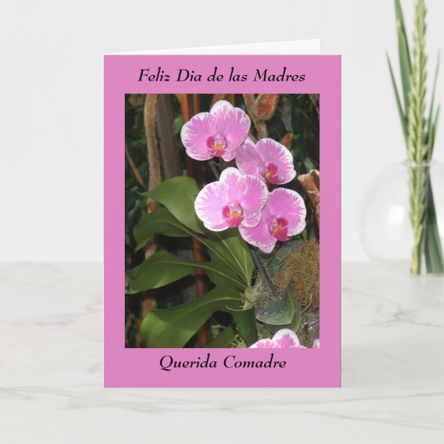 Carte Feliz Dia de las madres Comadre (Devant)