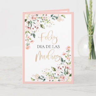 Carte Feliz Dia De Las Madres Fête des mères de fleurs