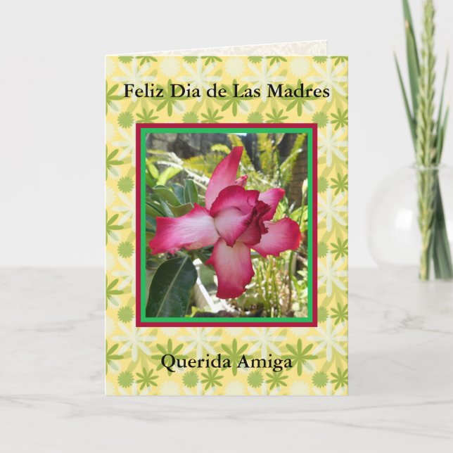 Carte Feliz Dia de las Madres querida amiga 721 (Devant)