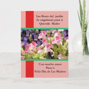 Carte Feliz Dia de las Madres Querida Madre