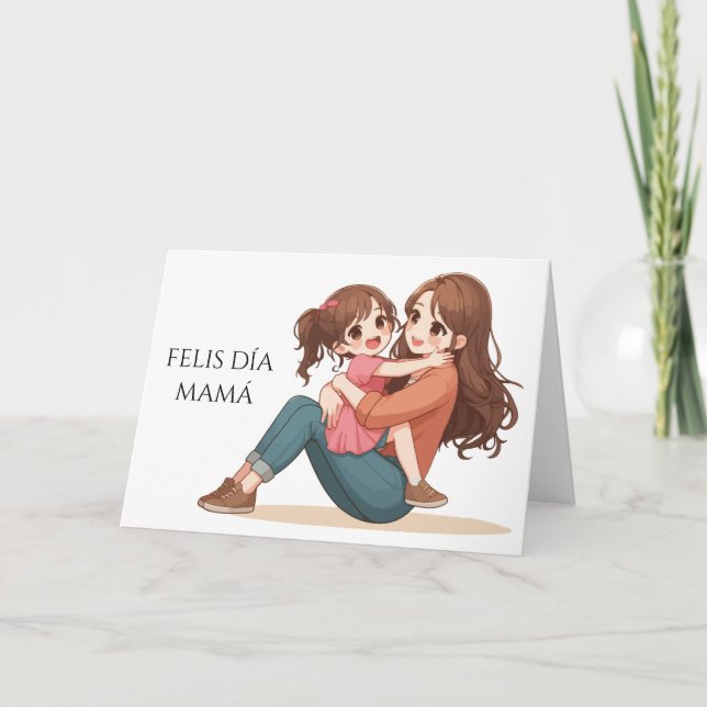 Carte Feliz día mamá (Devant)