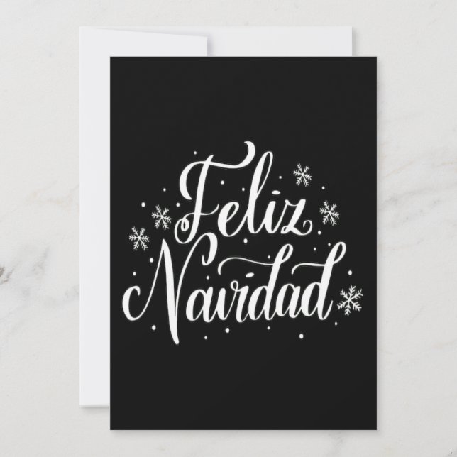 Carte Feliz Navidad (Devant)