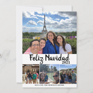 Carte Feliz Navidad Travel Christmas Card