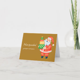 Carte Feliz Navidad y próspero Año Nuevo, Noël