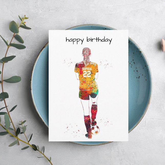 Carte Female Soccer Player (Créateur téléchargé)