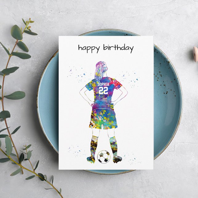 Carte Female Soccer Player (Créateur téléchargé)