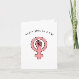 Carte féministe féministe féministe de la fête de la fem