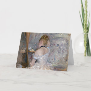 Carte Femme à la Toilette   Berthe Morisot