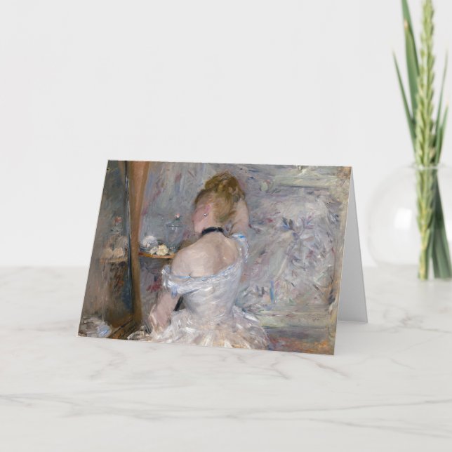 Carte Femme à la Toilette | Berthe Morisot (Devant)