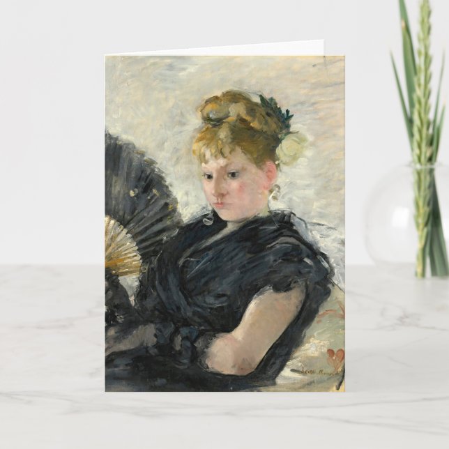 Carte Femme À L'éventail | Berthe Morisot (Devant)