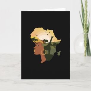 Carte Femme Afrique