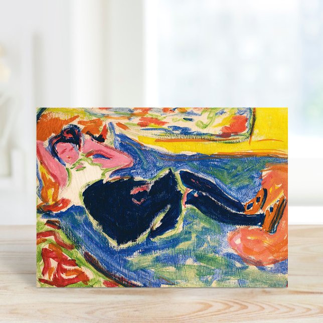Carte Femme aux bas noirs | Ernst Ludwig Kirchner (Créateur téléchargé)