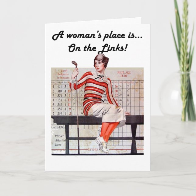 Carte Femme aux liens (Devant)