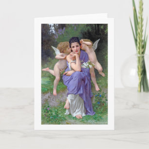 Carte Femme avec Cupidon, Bouguereau