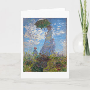 Carte Femme avec Parasol, Monet